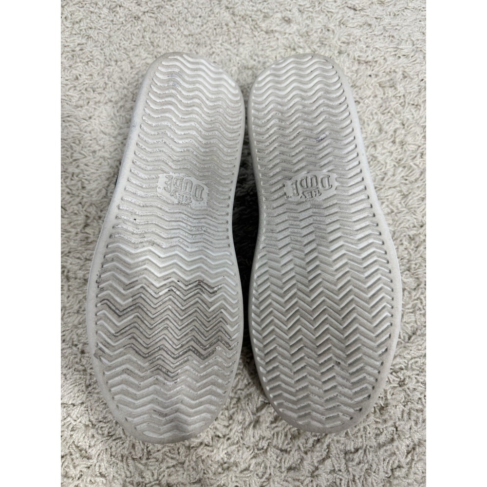Hey Dude Cody Craft Sneakers Black Canvas Shoes Women's 8‎ Lightweight Comfort - Picture 10 of 12